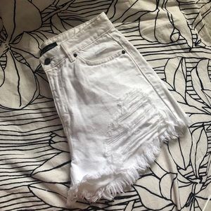 KanCan white shorts